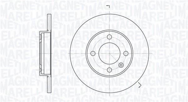 MAGNETI MARELLI Jarrulevy 361302040193